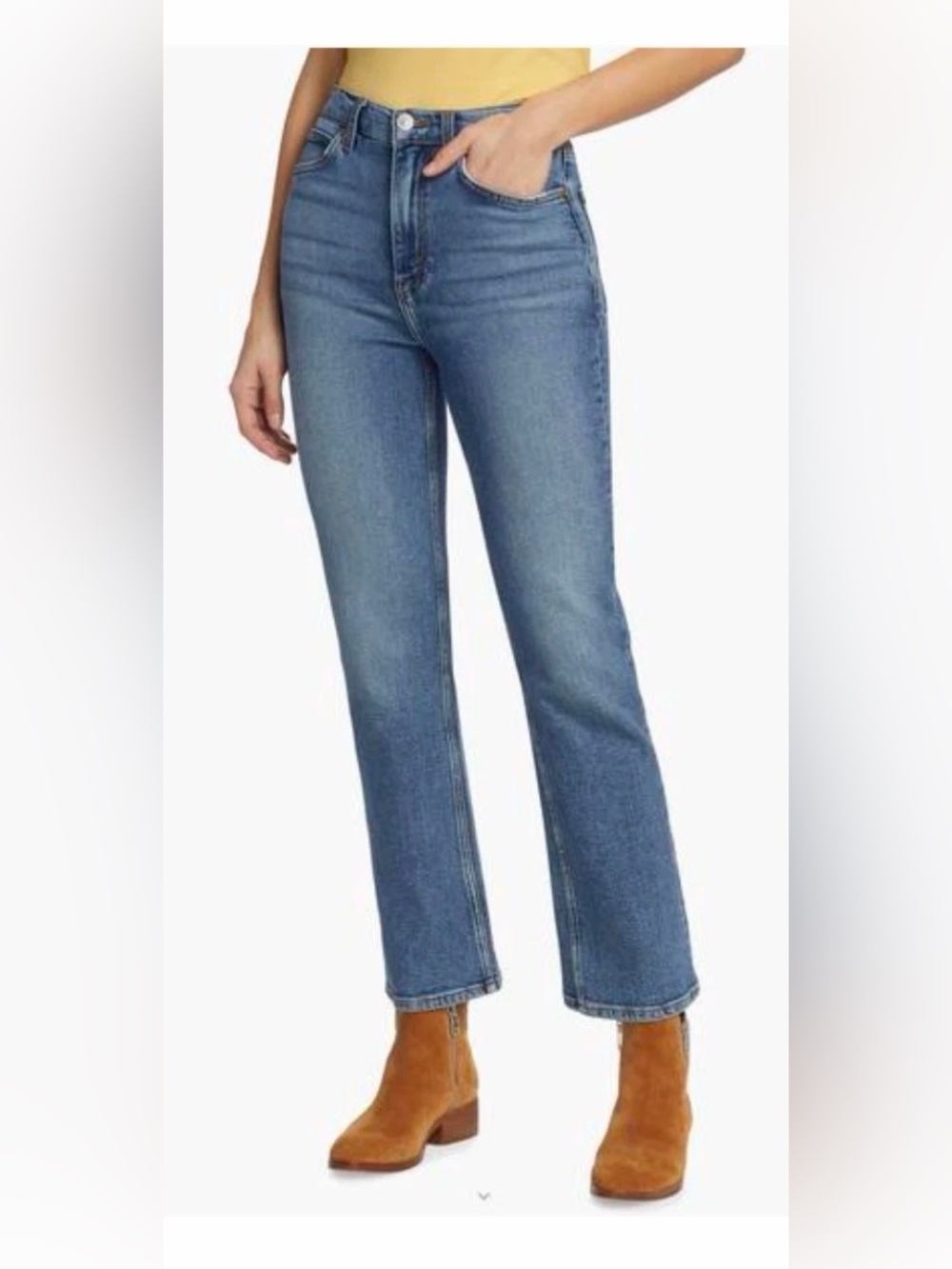 Re/Done Women's 70s Crop Boot Jeans Size 25